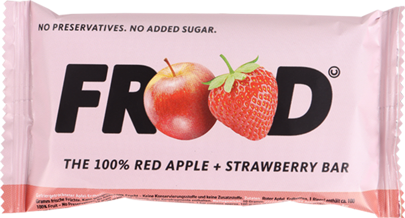 FROOD Apple Strawberry Bar